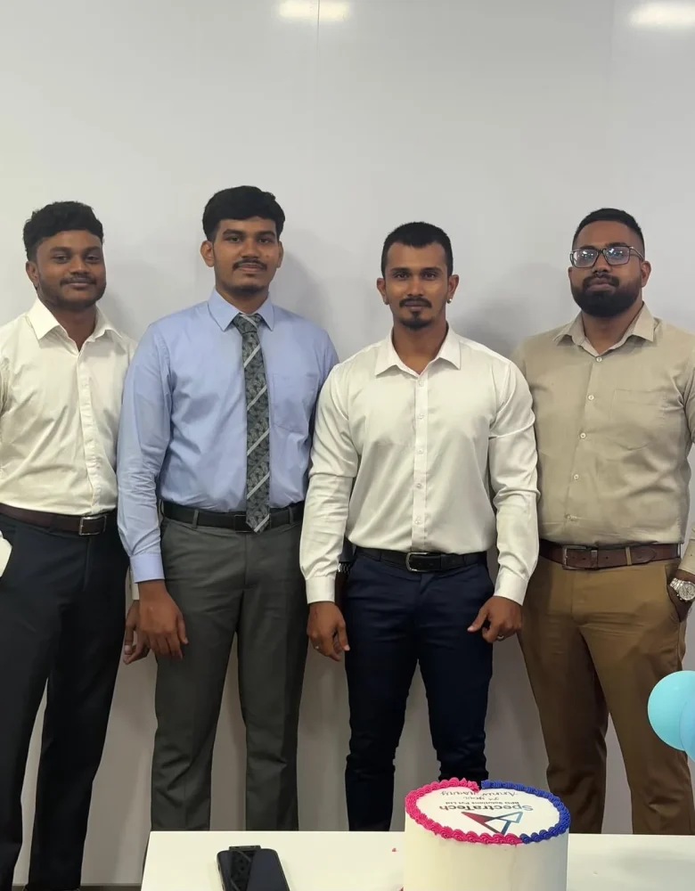 The SpectraTech team at the second anniversary celebration