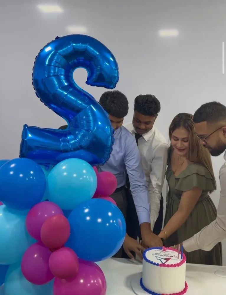 The SpectraTech team at the second anniversary celebration