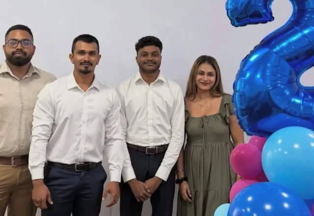 The SpectraTech team at the second anniversary celebration