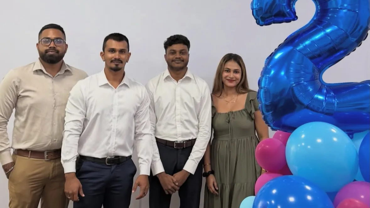 The SpectraTech team at the second anniversary celebration