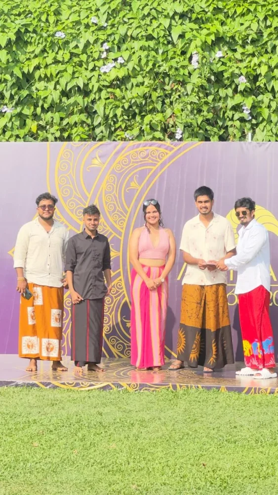 The SpectraTech team at the Sinhala and Tamil New Year celebration