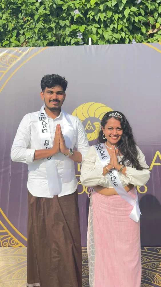 The SpectraTech team at the Sinhala and Tamil New Year celebration