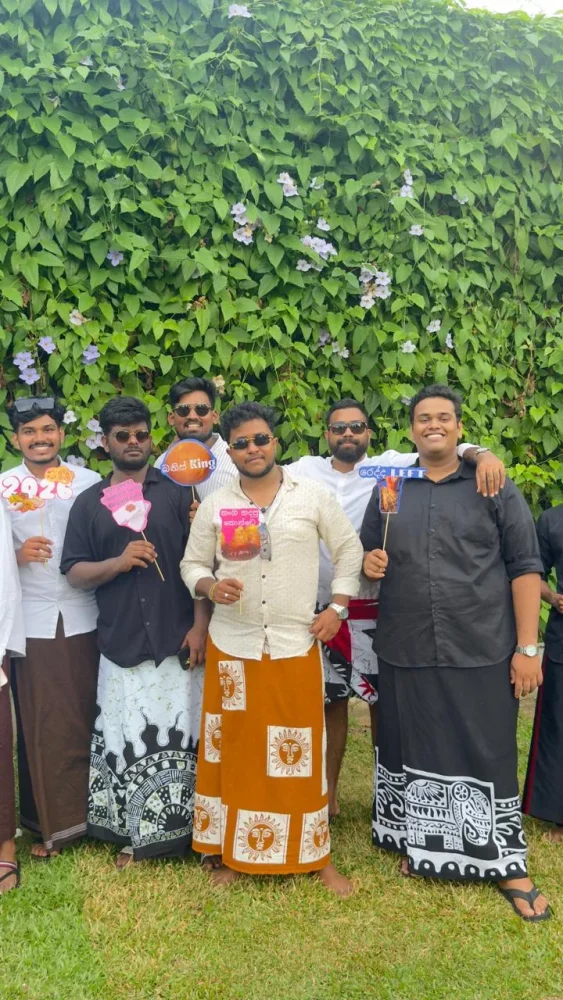The SpectraTech team at the Sinhala and Tamil New Year celebration