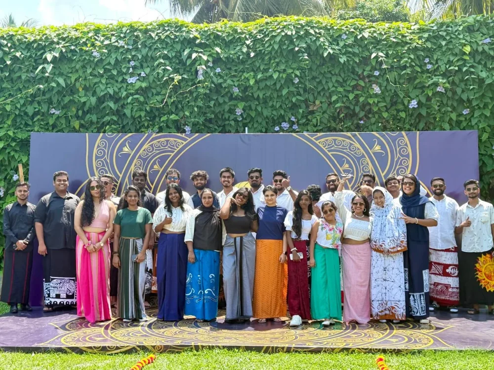 The SpectraTech team at the Sinhala and Tamil New Year celebration
