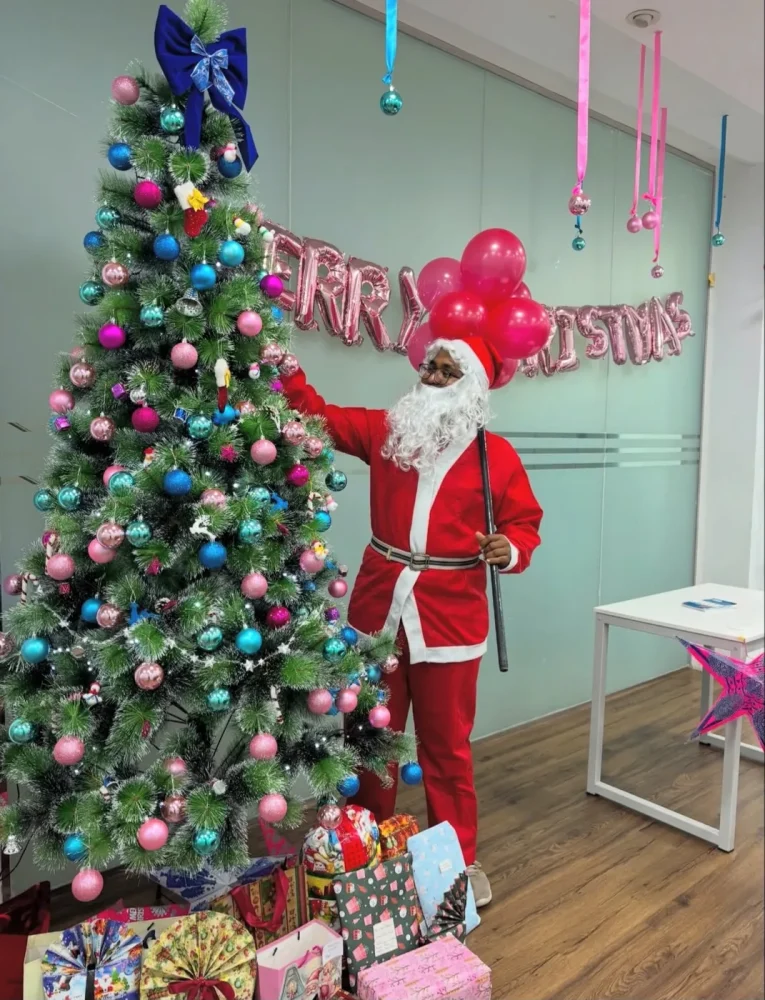 The SpectraTech team at the Christmas celebration