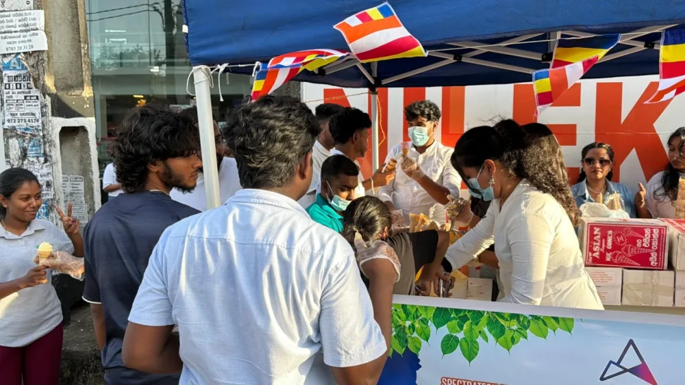The SpectraTech team at the ice cream dansala