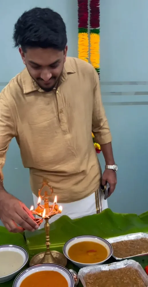 The SpectraTech team at the Thai Pongal celebration