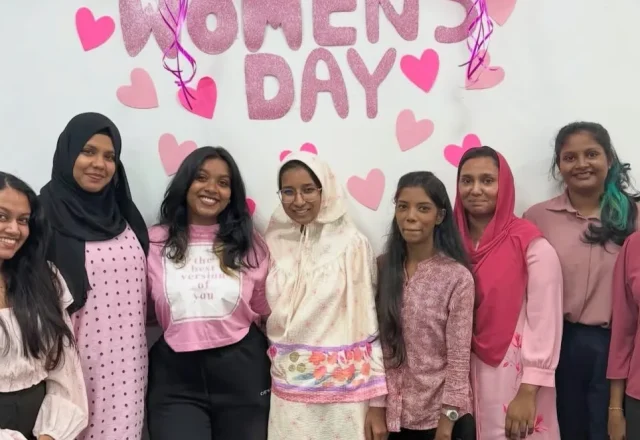 The SpectraTech team at the Women’s Day celebration
